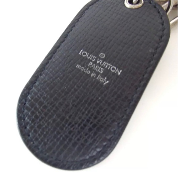 LOUIS VUITTON Portoclay Military Eclipse Leather Keyring/ Bag Charm 🔥🔥 - Picture 3 of 8